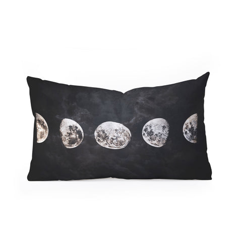 Emanuela Carratoni Mistery Moon Oblong Throw Pillow