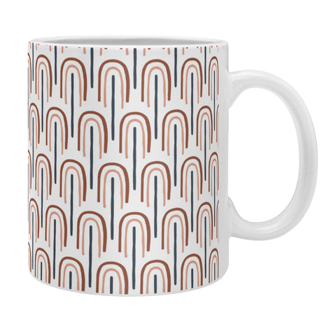 Emanuela Carratoni Modern Rainbow Pattern Coffee Mug