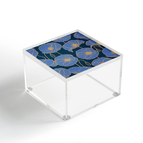 Emanuela Carratoni Moody Blue Garden Acrylic Box