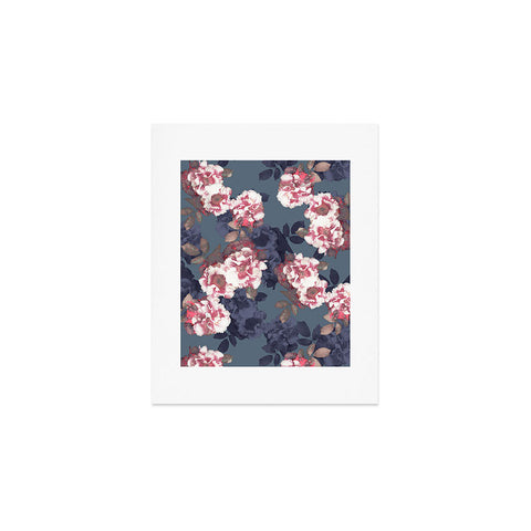 Emanuela Carratoni Moody Florals Art Print