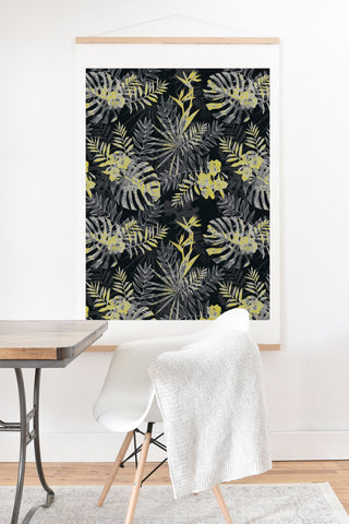 Emanuela Carratoni Moody Jungle Art Print And Hanger