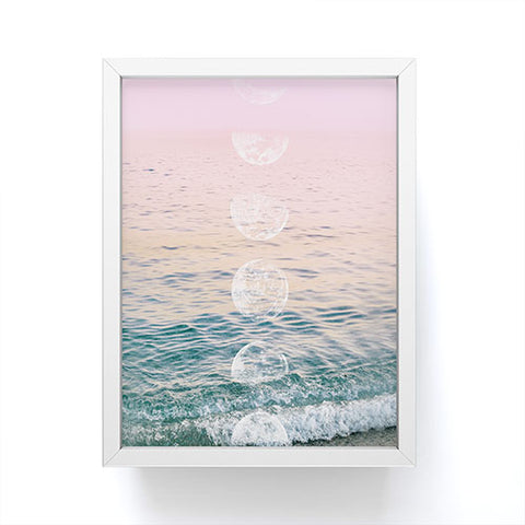 Emanuela Carratoni Moontime on the Beach Framed Mini Art Print