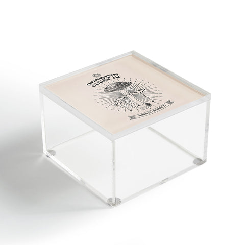 Emanuela Carratoni Mushrooms Zodiac Scorpio Acrylic Box