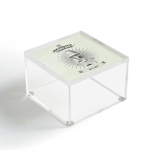 Emanuela Carratoni Mushrooms Zodiac Taurus Acrylic Box