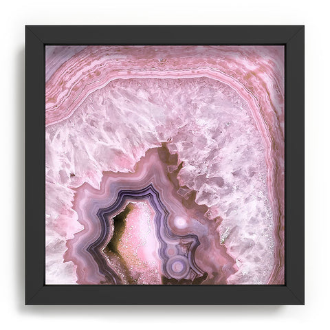 Emanuela Carratoni Pale Pink Agate Recessed Framing Square