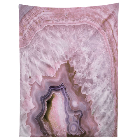 Emanuela Carratoni Pale Pink Agate Tapestry