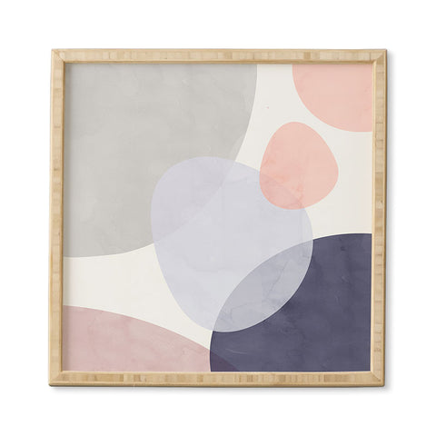 Emanuela Carratoni Pastel Shapes III Framed Wall Art