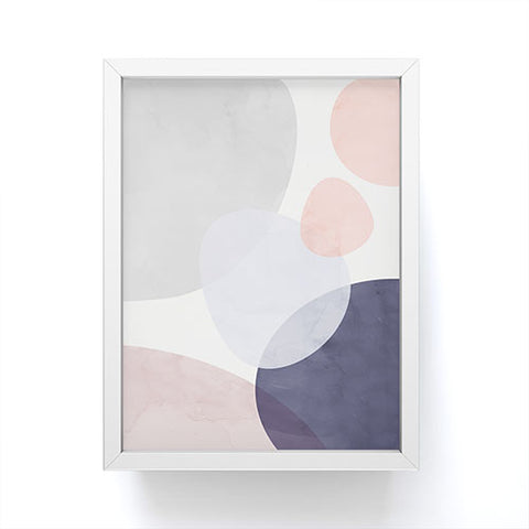 Emanuela Carratoni Pastel Shapes III Framed Mini Art Print
