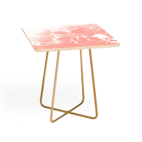 Emanuela Carratoni Pink Marble with White Side Table
