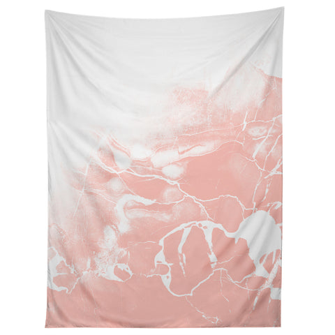 Emanuela Carratoni Pink Marble with White Tapestry