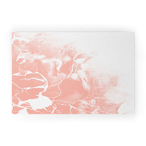 Emanuela Carratoni Pink Marble with White Welcome Mat