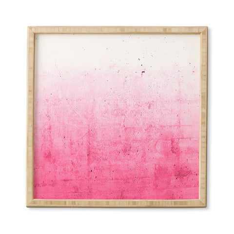 Emanuela Carratoni Pink Ombre Framed Wall Art