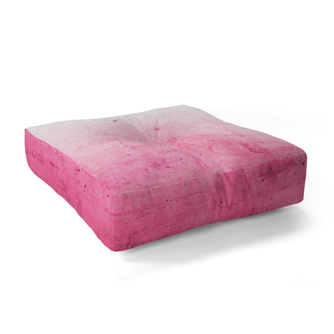 Emanuela Carratoni Pink Ombre Floor Pillow Square