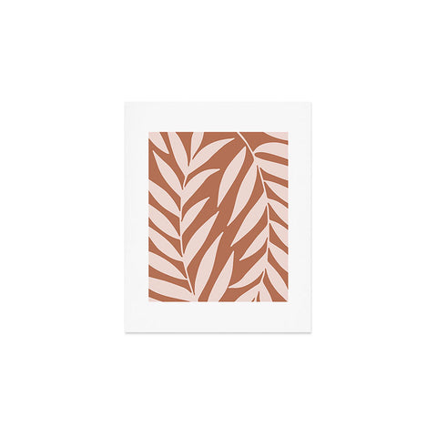 Emanuela Carratoni Pink Palms on Baked Earth Art Print