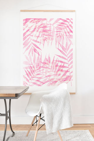 Emanuela Carratoni Pink Tropicana Art Print And Hanger