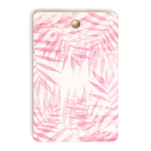 Emanuela Carratoni Pink Tropicana Cutting Board Rectangle