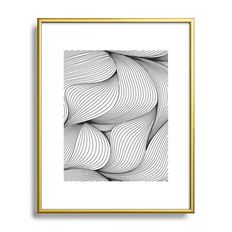 Emanuela Carratoni Seamless Lines Metal Framed Art Print