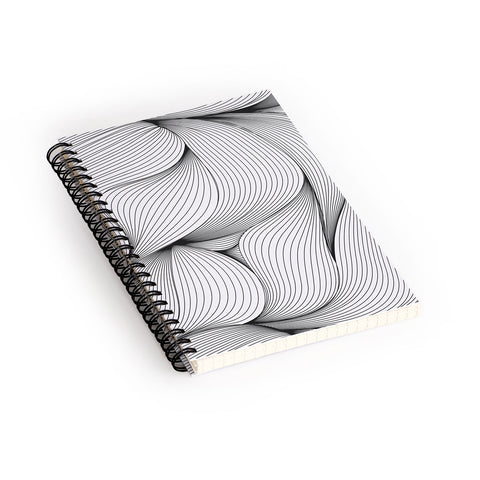 Emanuela Carratoni Seamless Lines Spiral Notebook