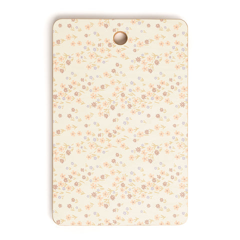 Emanuela Carratoni Spring Ditsy Floral Theme Cutting Board Rectangle