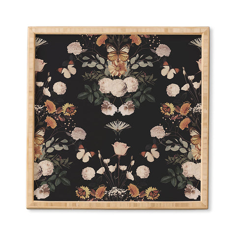 Emanuela Carratoni Spring Floral Geometry Framed Wall Art