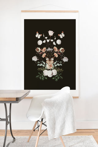 Emanuela Carratoni Spring Floral Geometry Art Print And Hanger