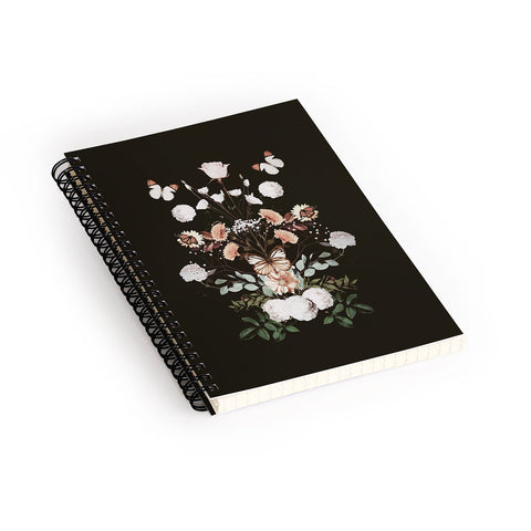 Emanuela Carratoni Spring Floral Geometry Spiral Notebook