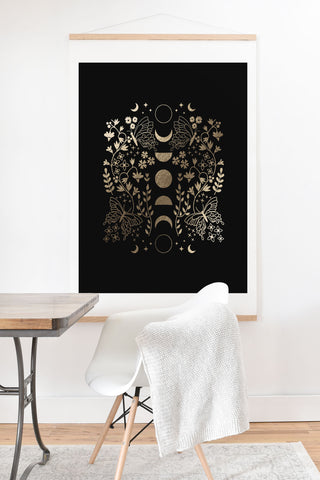 Emanuela Carratoni Spring Moon Phases Art Print And Hanger
