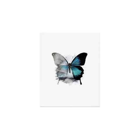 Emanuela Carratoni The Blue Butterfly Art Print