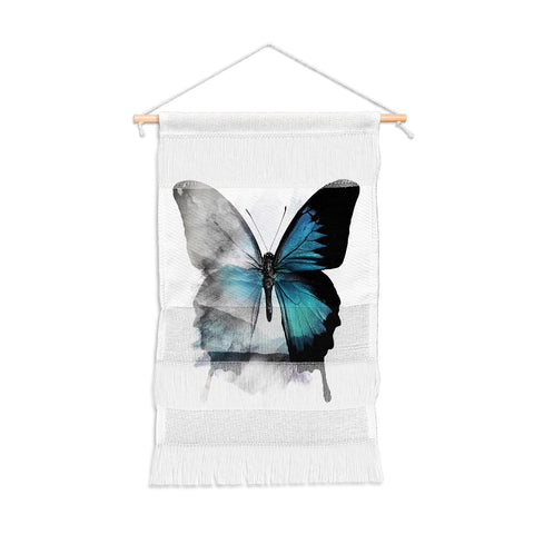 Emanuela Carratoni The Blue Butterfly Wall Hanging Portrait