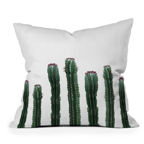 Emanuela Carratoni The Cactus Mood Throw Pillow