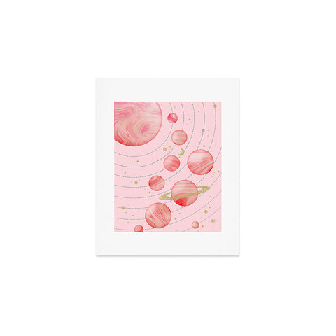 Emanuela Carratoni The Pink Solar System Art Print