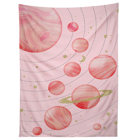 Emanuela Carratoni The Pink Solar System Tapestry