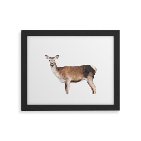 Emanuela Carratoni The Sweet Deer Framed Art Print