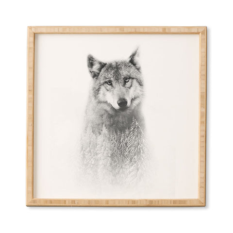 Emanuela Carratoni The Wolf and the Forest Framed Wall Art
