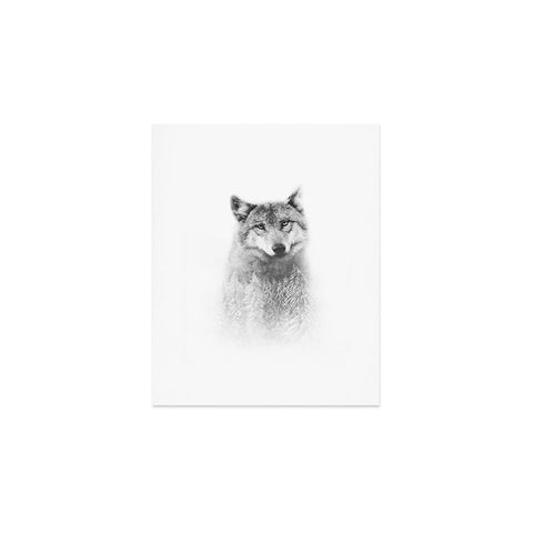 Emanuela Carratoni The Wolf and the Forest Art Print