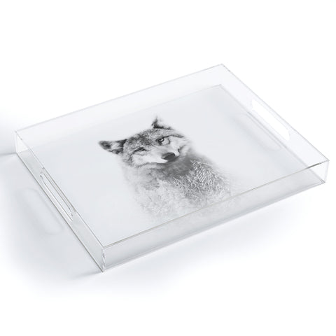 Emanuela Carratoni The Wolf and the Forest Acrylic Tray