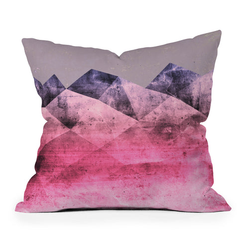 Emanuela Carratoni Think Pink Throw Pillow