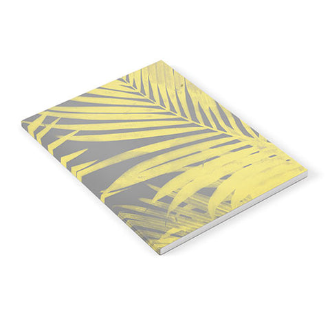 Emanuela Carratoni Ultimate Gray and Yellow Palms Notebook