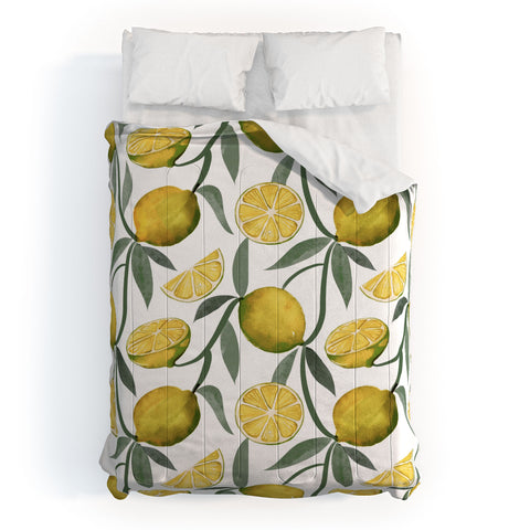Emanuela Carratoni Vintage Lemons Comforter