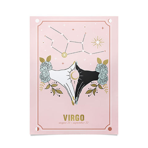 Emanuela Carratoni Virgo Zodiac Series Poster