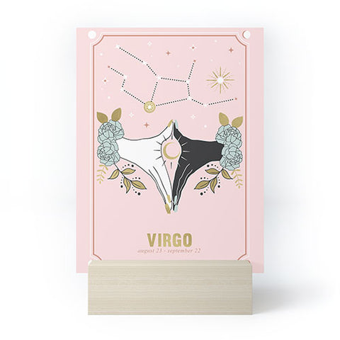Emanuela Carratoni Virgo Zodiac Series Mini Art Print