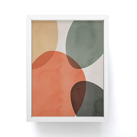 Emanuela Carratoni Winter Abstract Theme Framed Mini Art Print