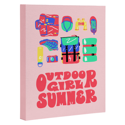 Emma Boys Outdoor Girl Summer Art Canvas