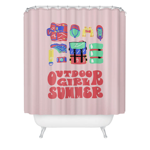 Emma Boys Outdoor Girl Summer Shower Curtain