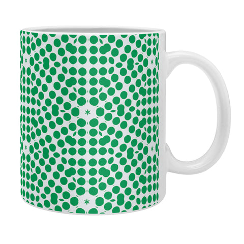 Emmie K SPRING BLOOM DOT GREEN Coffee Mug