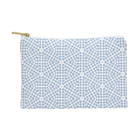 Emmie K SPRING BLOOM DOT PALE BLUE Pouch