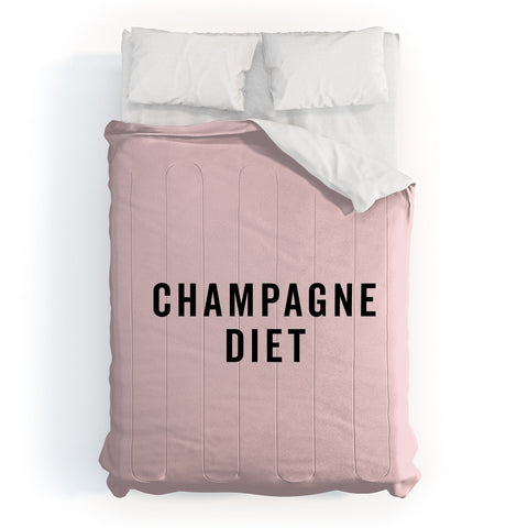 EnvyArt Champagne Diet Comforter
