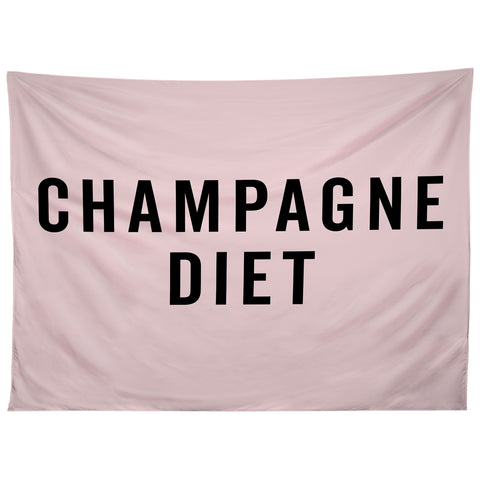 EnvyArt Champagne Diet Tapestry