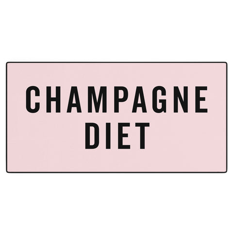 EnvyArt Champagne Diet Desk Mat