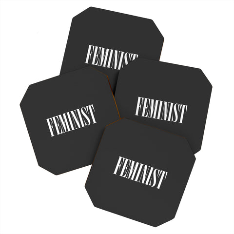 EnvyArt Feminist Coaster Set